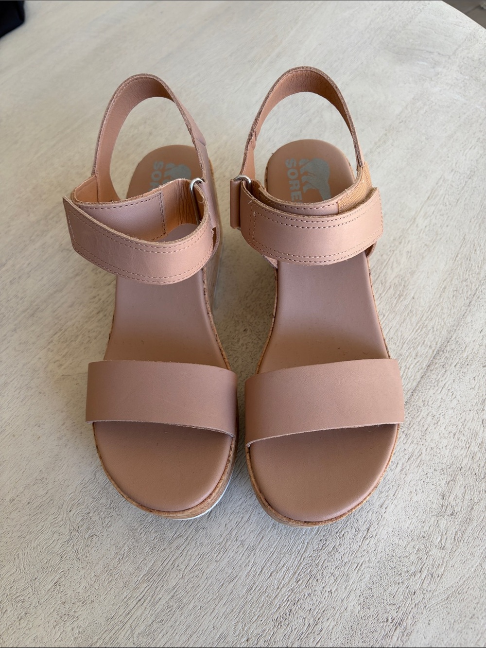 Sorel Women's Blush Tan Slingback Sandals